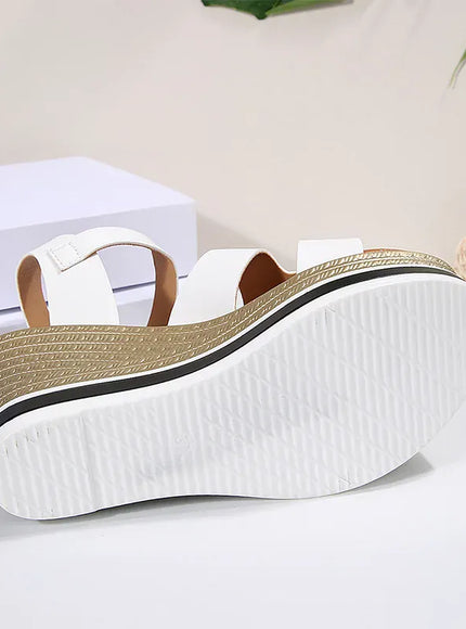 KissICON Plus Size Thick Sole Chunky Platform Shoes Ankle