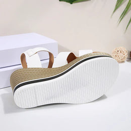KissICON Plus Size Thick Sole Chunky Platform Shoes Ankle