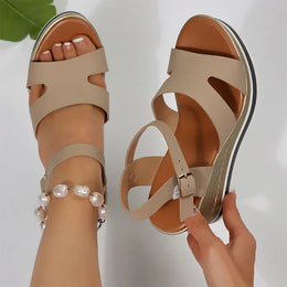 KissICON Plus Size Thick Sole Chunky Platform Shoes Ankle