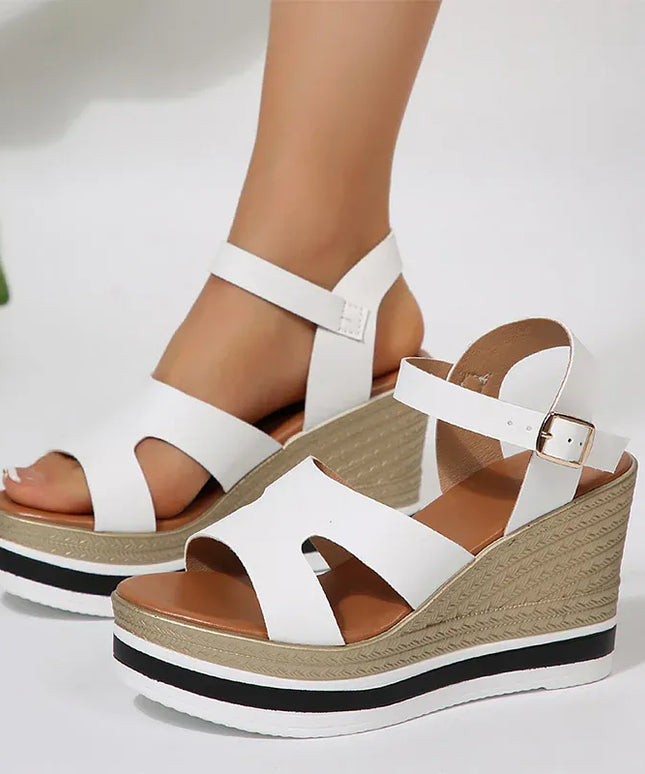 KissICON Plus Size Thick Sole Chunky Platform Shoes Ankle