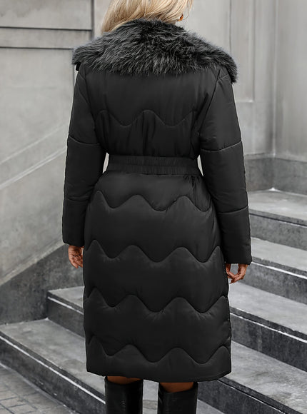 jkthpu-45 Plus Size Thickened Warm Fashion Coat – Autumn & Winter Fall Jacket