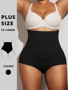 jkthpu-45 Plus Size Tummy Control Butt Lift Shaping Panties