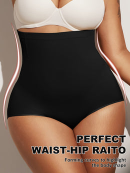 jkthpu-45 Plus Size Tummy Control Butt Lift Shaping Panties