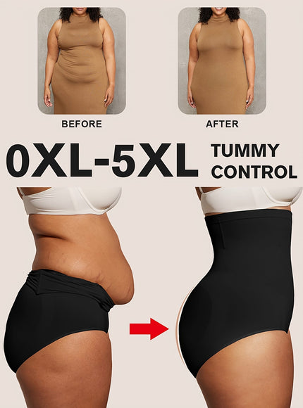 jkthpu-45 Plus Size Tummy Control Butt Lift Shaping Panties