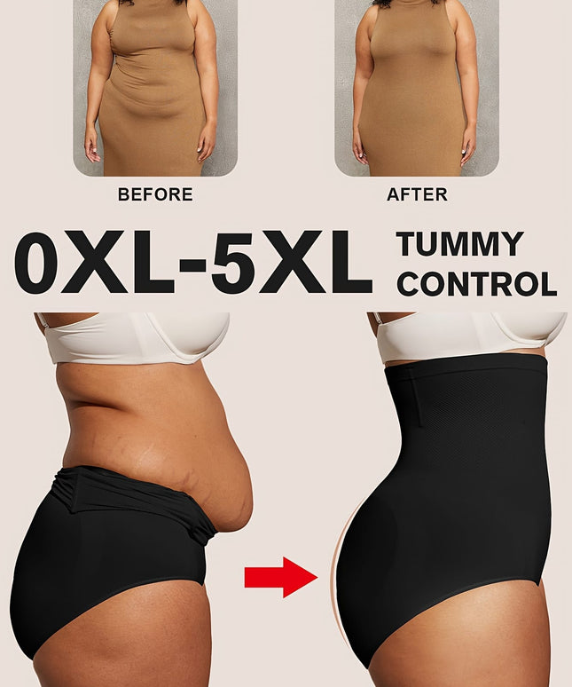 jkthpu-45 Plus Size Tummy Control Butt Lift Shaping Panties
