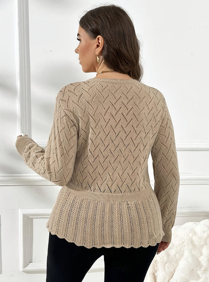 KissICON Plus Size - Women'S Casual V-Neck Sweater with