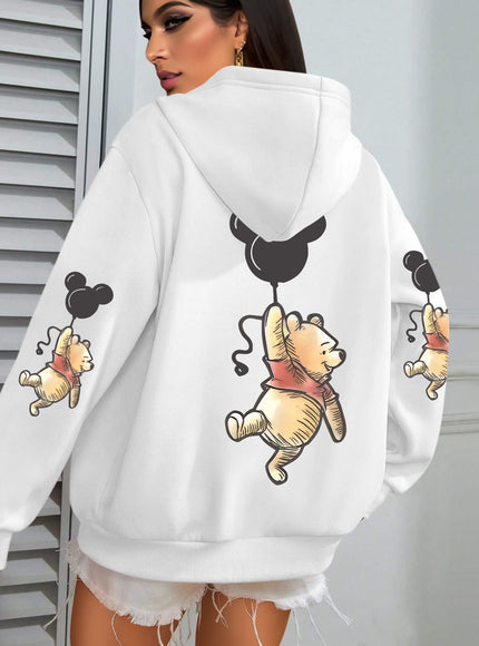jkthpu-45 Plus Size - Women'S Cute Bear with Balloons