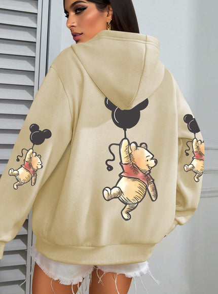 jkthpu-45 Plus Size - Women'S Cute Bear with Balloons