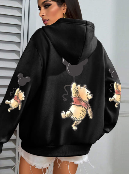 jkthpu-45 Plus Size - Women'S Cute Bear with Balloons