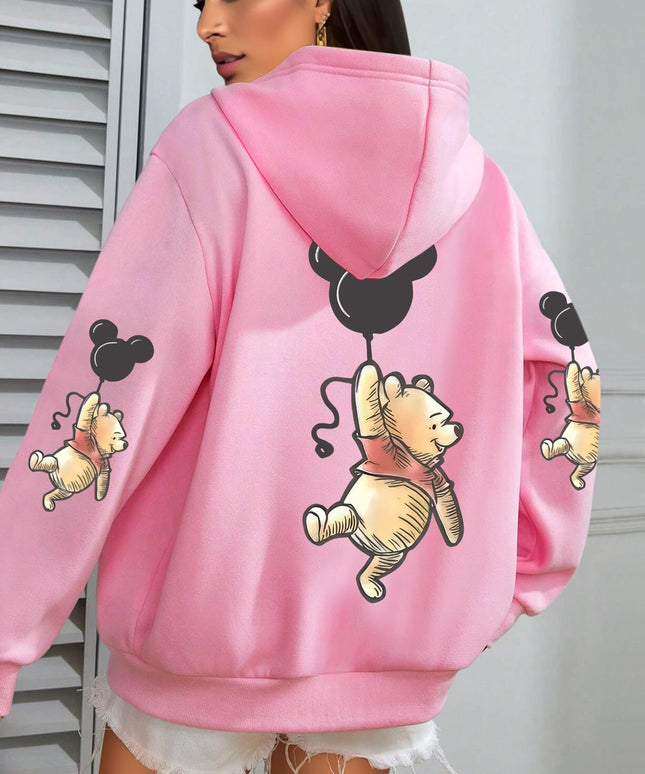 jkthpu-45 Plus Size - Women'S Cute Bear with Balloons