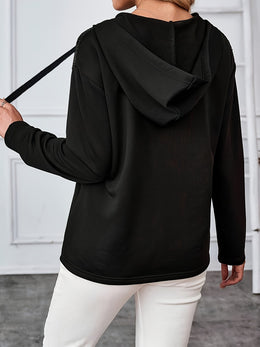 jkthpu-45 Plus Size - Women'S Elegant Hooded Sweatshirt -