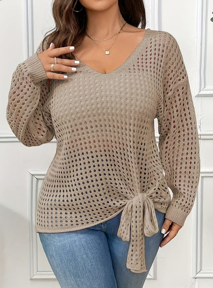jkthpu-45 Plus Size, Women's Elegant Sweater, Plus Size for