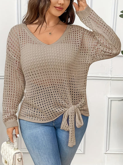 jkthpu-45 Plus Size, Women's Elegant Sweater, Plus Size for