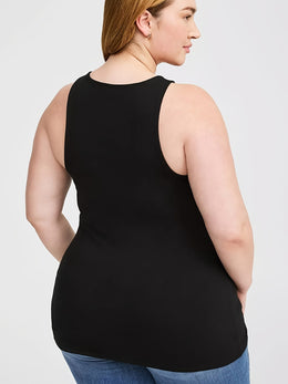KissICON Plus Size Women's High Elastic Breathable Sleeveless Vest