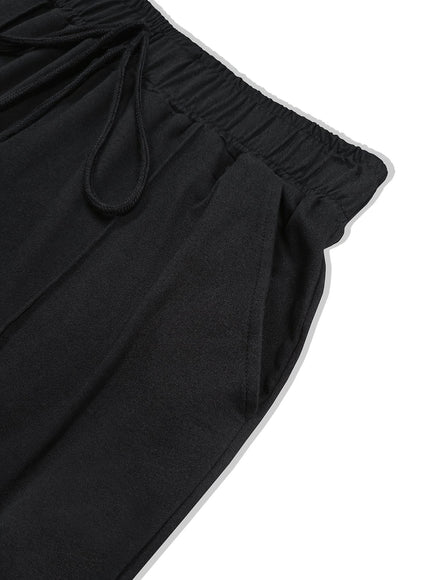 jkthpu-45 Plus Size, Women's High-Waisted Slim-fit Pants - Elegant