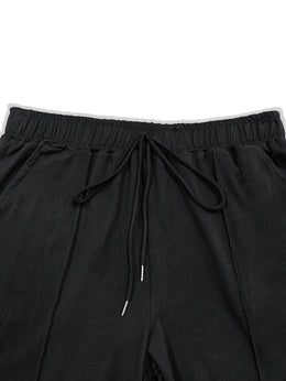 jkthpu-45 Plus Size, Women's High-Waisted Slim-fit Pants - Elegant