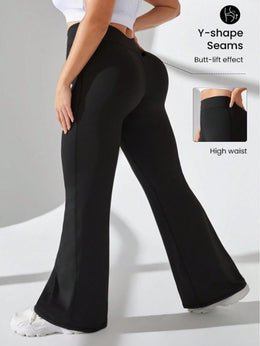 jkthpu-45 Plus Size, Women's High-Waisted Tummy Control Leggings -