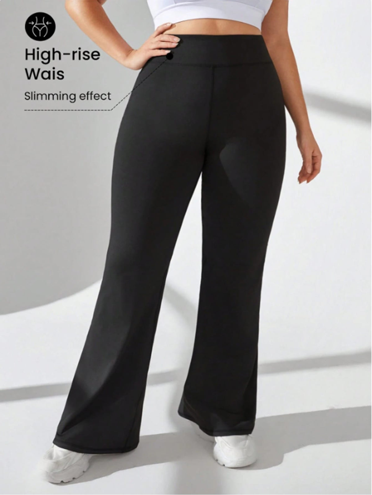 jkthpu-45 Plus Size, Women's High-Waisted Tummy Control Leggings -