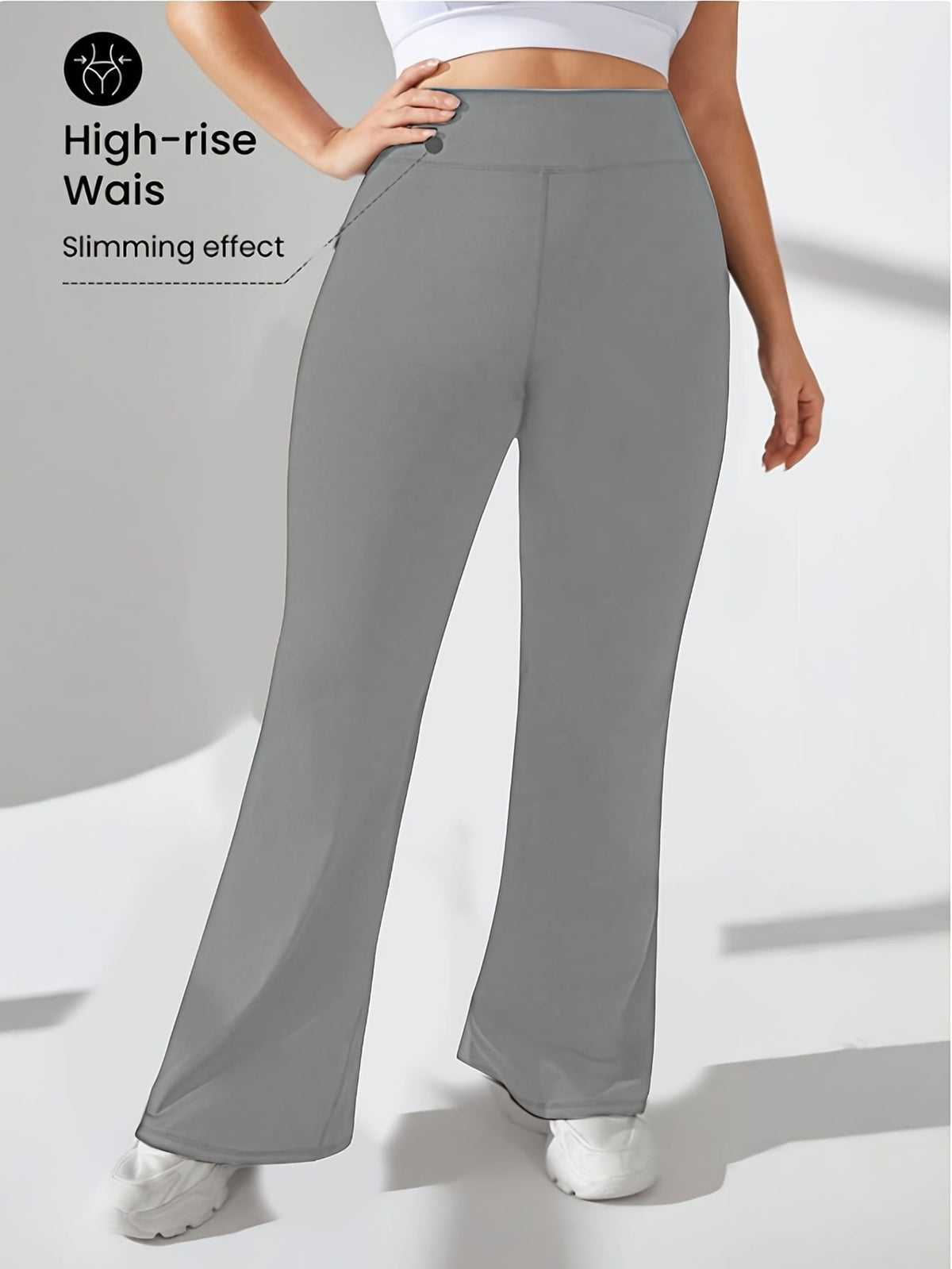 jkthpu-45 Plus Size, Women's High-Waisted Tummy Control Leggings -