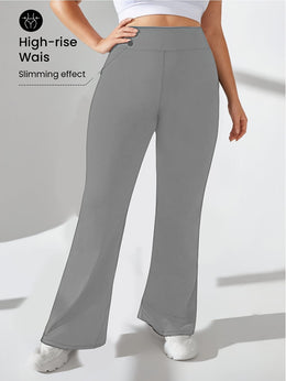 jkthpu-45 Plus Size, Women's High-Waisted Tummy Control Leggings -