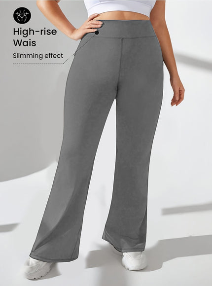 jkthpu-45 Plus Size, Women's High-Waisted Tummy Control Leggings -