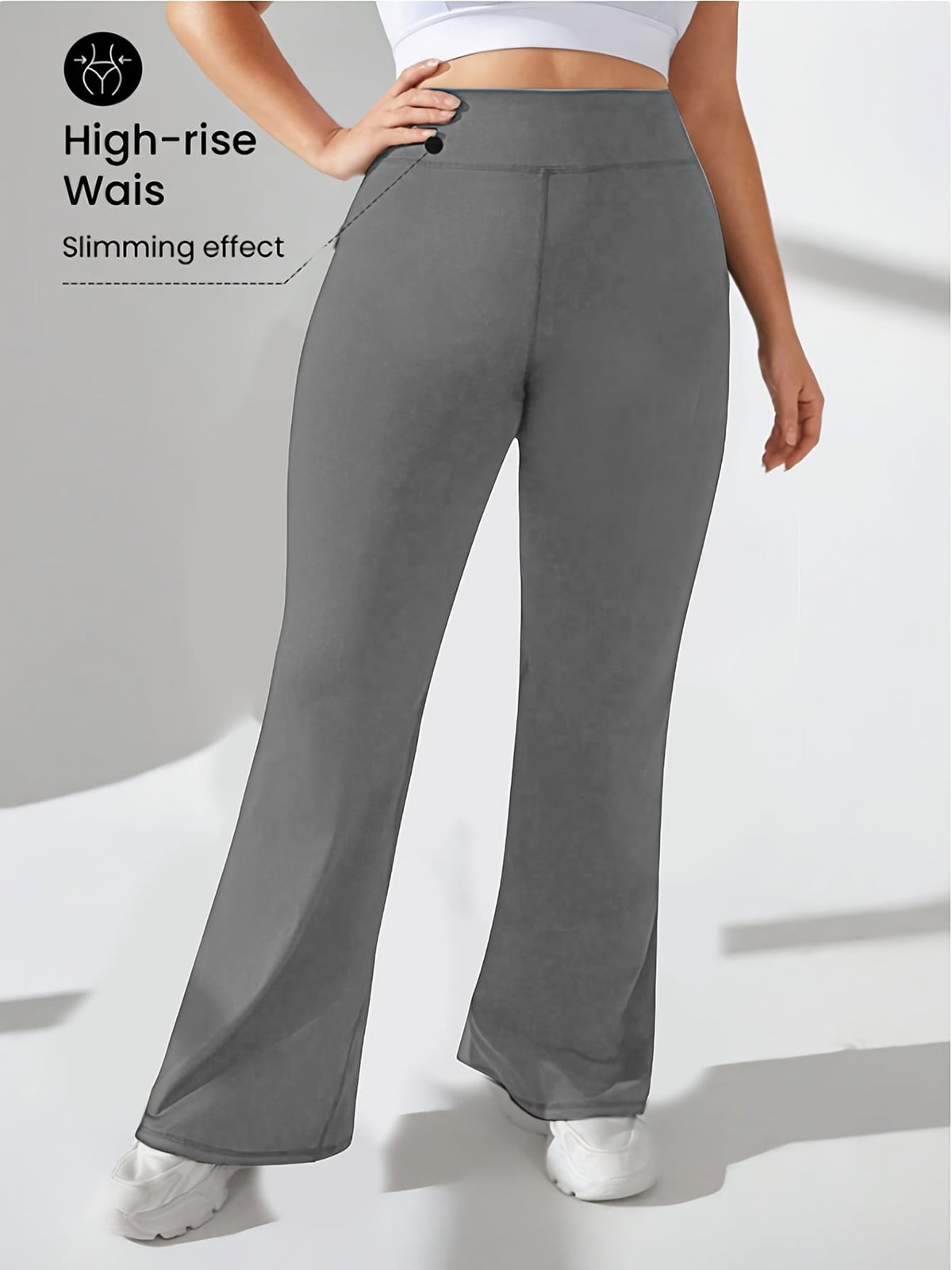 jkthpu-45 Plus Size, Women's High-Waisted Tummy Control Leggings -