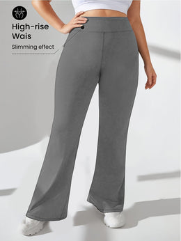 jkthpu-45 Plus Size, Women's High-Waisted Tummy Control Leggings -