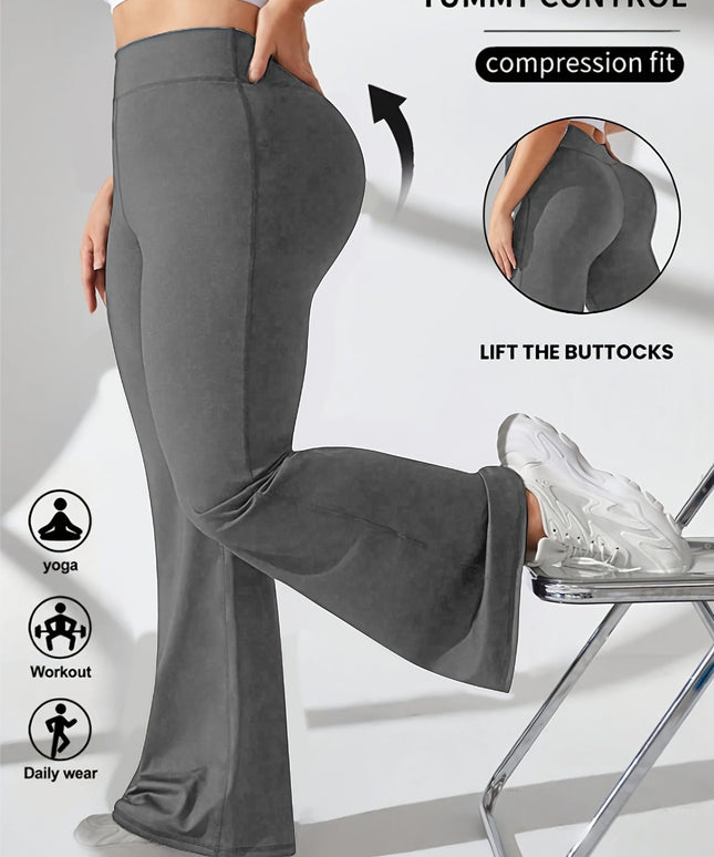 jkthpu-45 Plus Size, Women's High-Waisted Tummy Control Leggings -