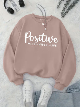 jkthpu-45 Plus Size, Women's Oversized Red Hoodie with Positive