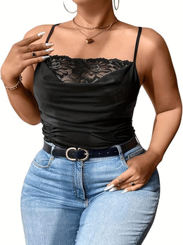KissICON Plus Size - Women'S Plus Size Black Lace