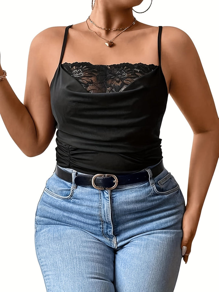 Plus Size - Women'S Plus Size Black Lace