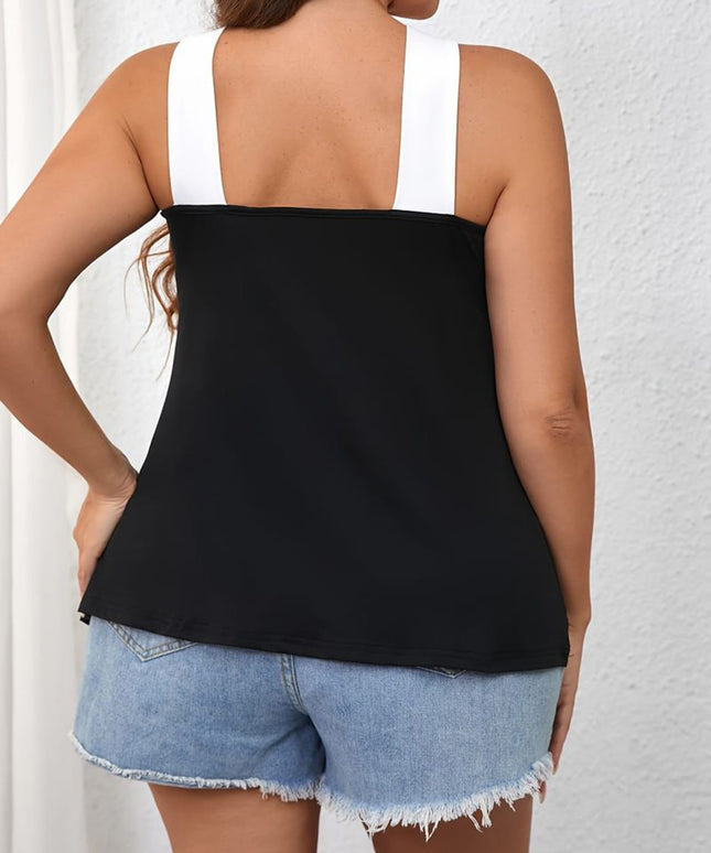 KissICON Plus Size, Women's Plus Size Black & White