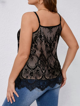 KissICON Plus Size, Women's Plus Size Bohemian Lace Trim