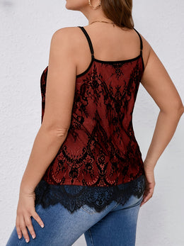 KissICON Plus Size, Women's Plus Size Bohemian Lace Trim