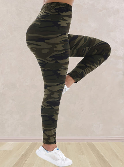 jkthpu-45 Plus Size - Women'S Plus Size Camo Print