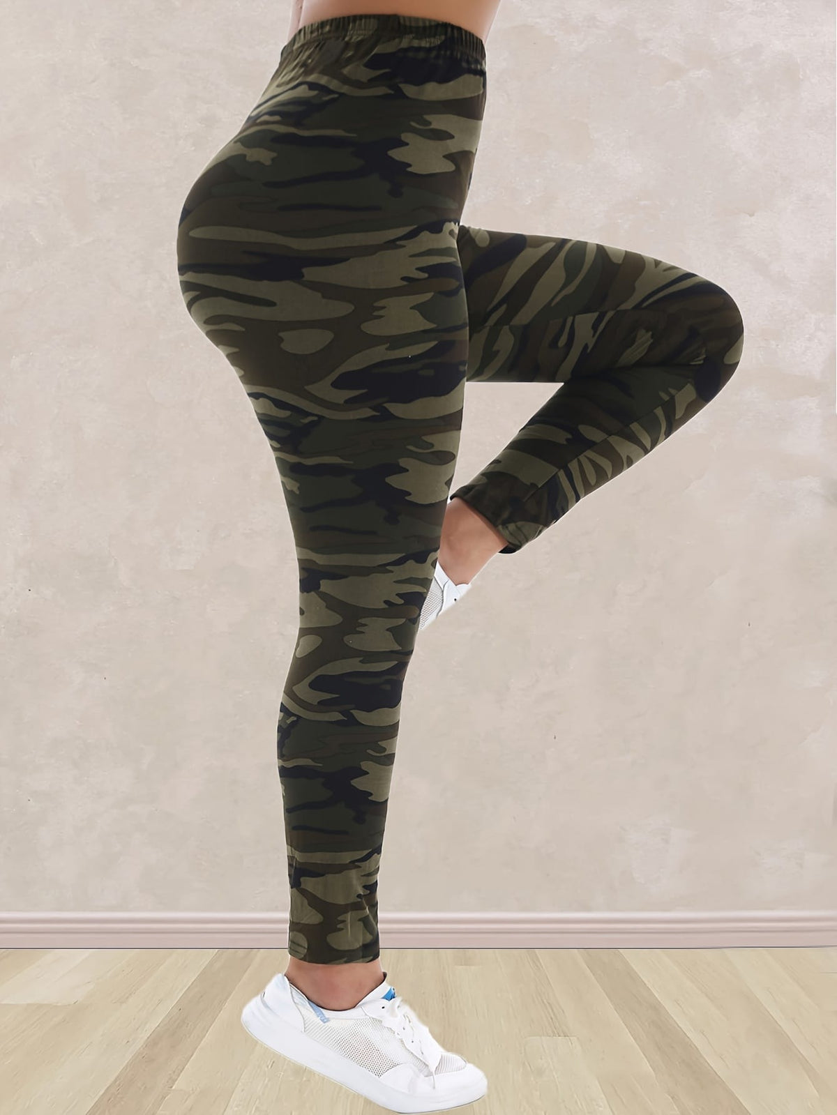 jkthpu-45 Plus Size - Women'S Plus Size Camo Print