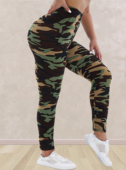 jkthpu-45 Plus Size - Women'S Plus Size Camo Print