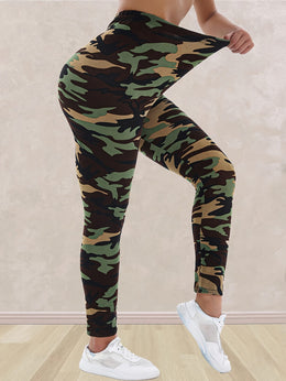 jkthpu-45 Plus Size - Women'S Plus Size Camo Print
