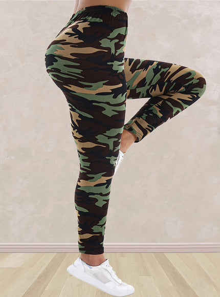 jkthpu-45 Plus Size - Women'S Plus Size Camo Print