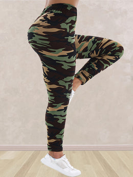 jkthpu-45 Plus Size - Women'S Plus Size Camo Print