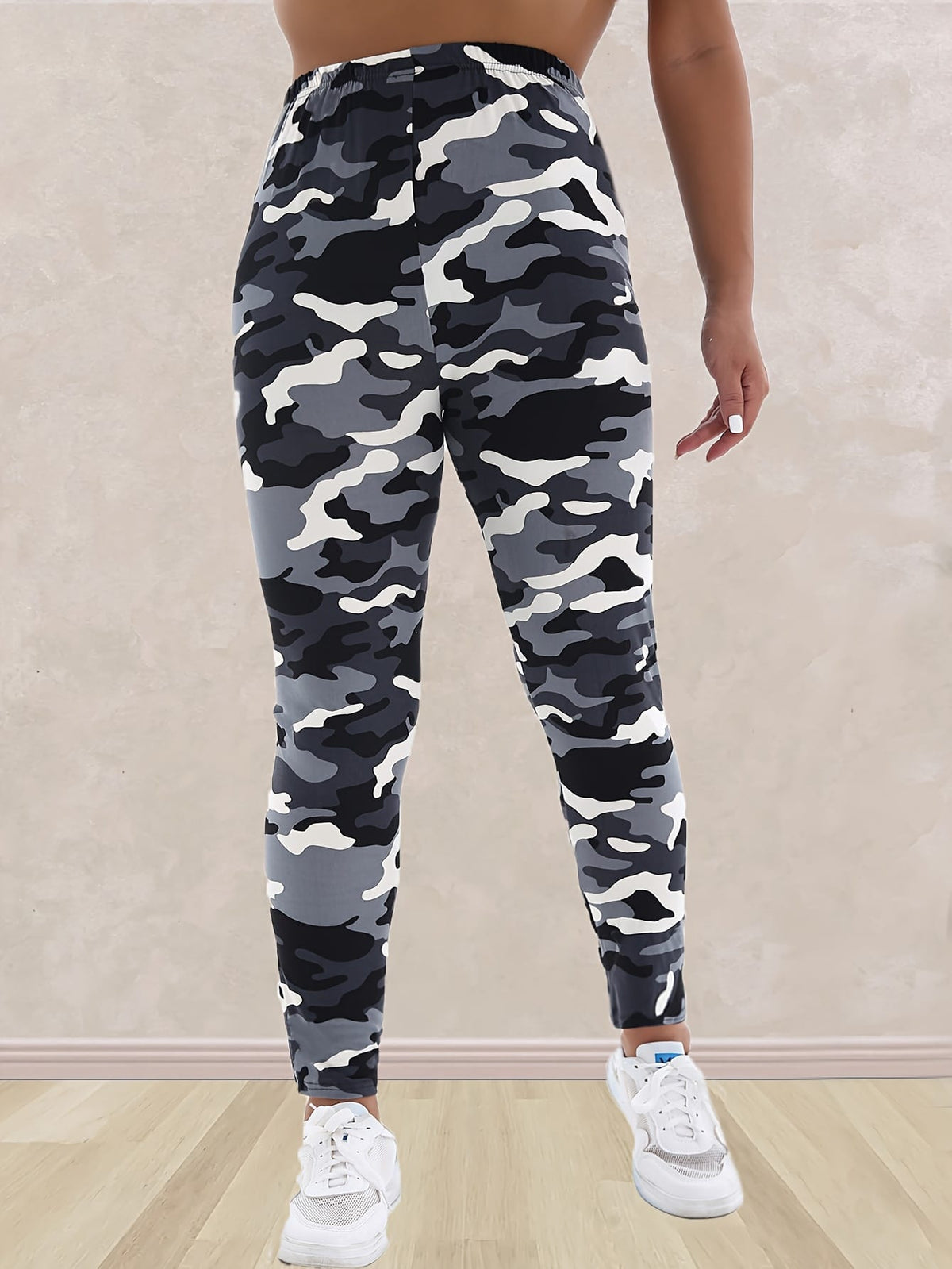 jkthpu-45 Plus Size - Women'S Plus Size Camo Print