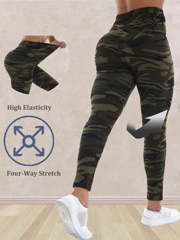 jkthpu-45 Plus Size - Women'S Plus Size Camo Print