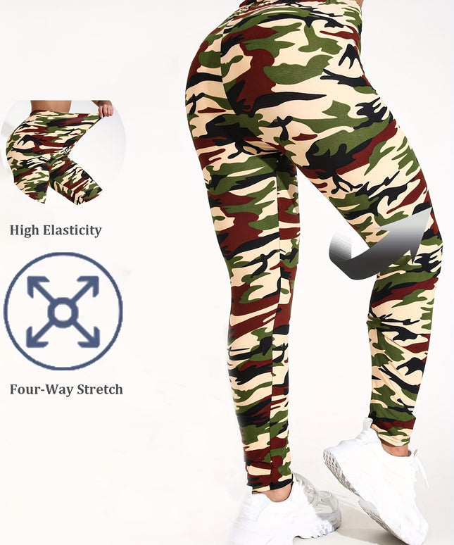 jkthpu-45 Plus Size - Women'S Plus Size Camo Print