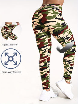 jkthpu-45 Plus Size - Women'S Plus Size Camo Print