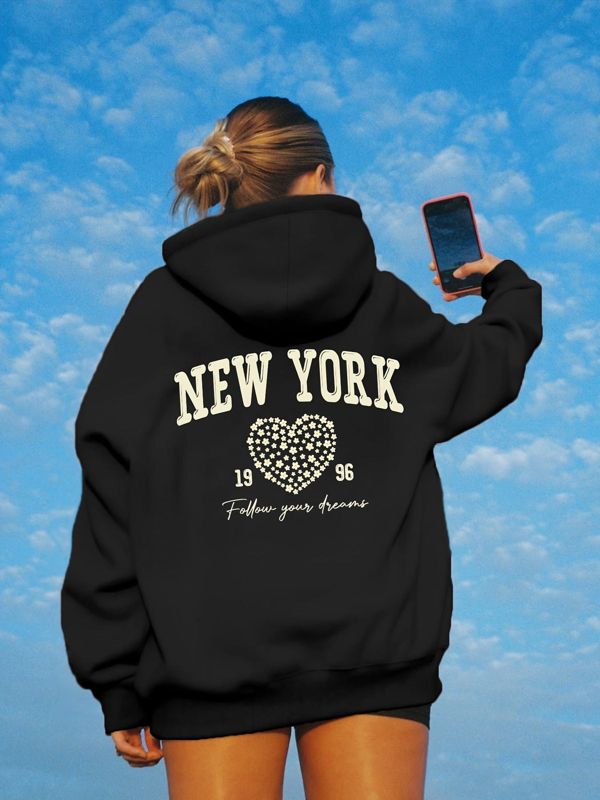 jkthpu-45 Plus Size - Women'S Plus Size Casual Hooded