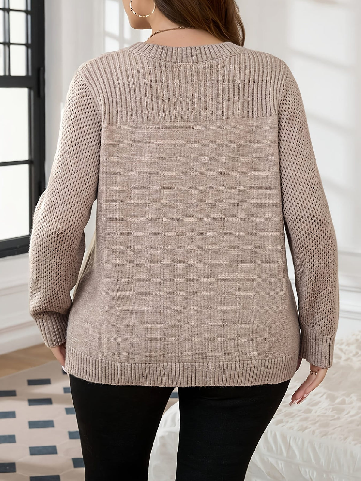 jkthpu-45 Plus Size - Women'S Plus Size Casual Long