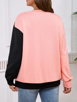 jkthpu-45 Plus Size - Women'S Plus Size Elegant Crew