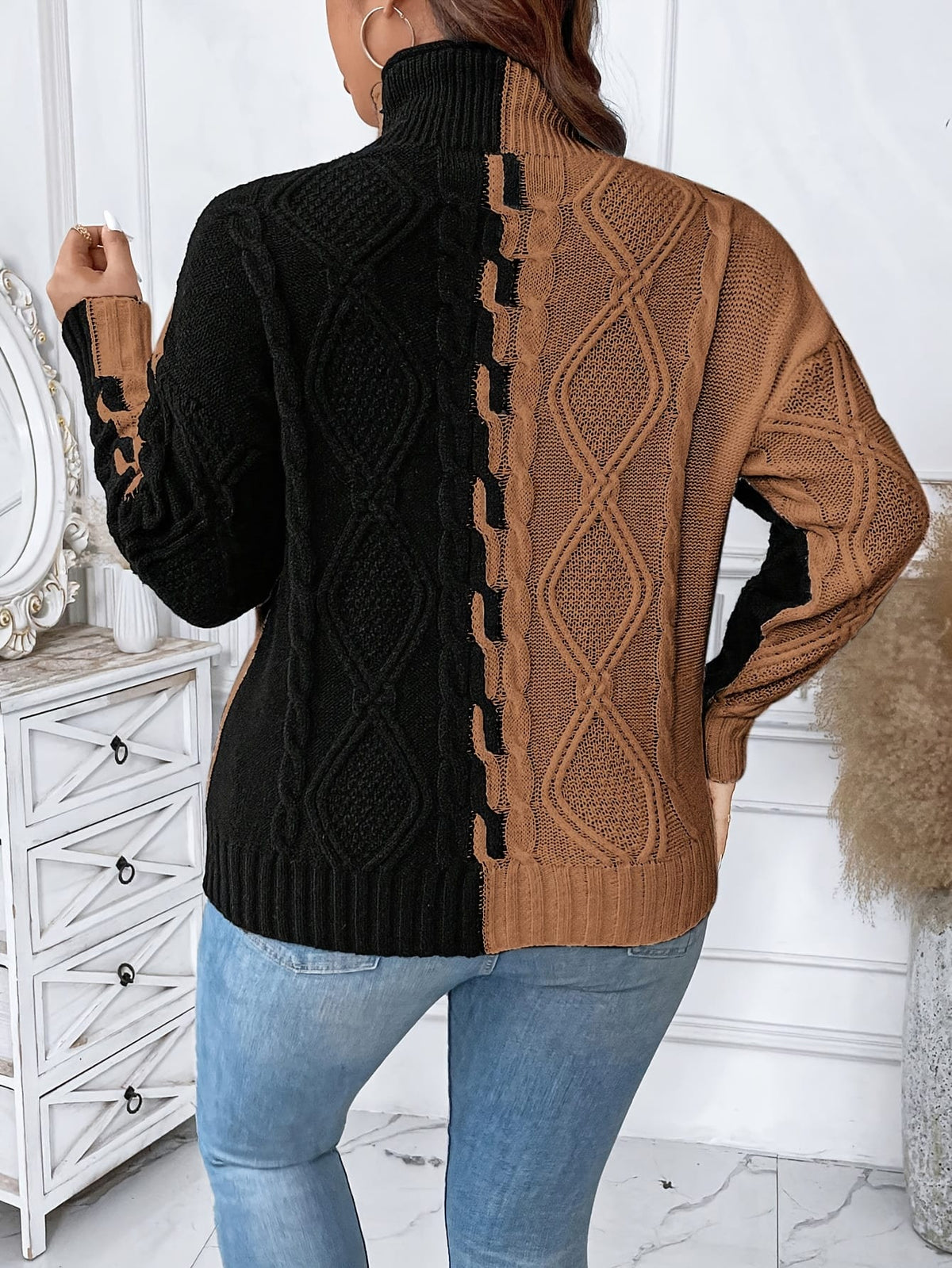 KissICON Plus Size, Women's Plus Size Elegant Oversized Sweater