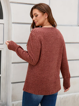 jkthpu-45 Plus Size - Women'S Plus Size Elegant Square