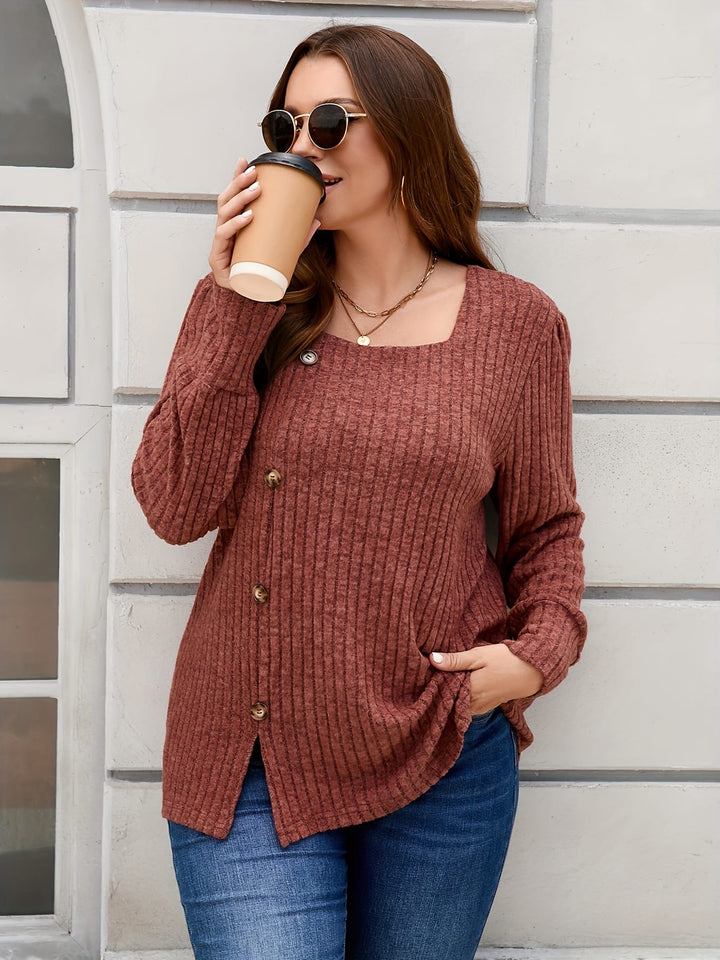Plus Size - Women'S Plus Size Elegant Square